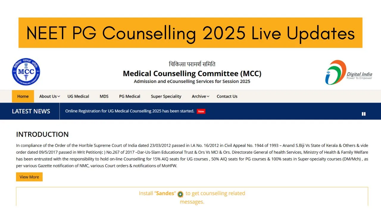 NEET PG Counselling 2025