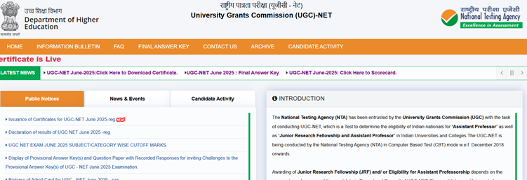 UGC NET DEC 2025 Registration